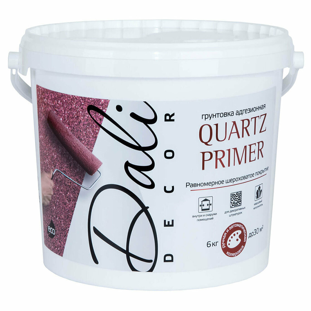 Грунтовка акриловая Dali Decor Quartz Primer 20284 адгезионная 6 кг
