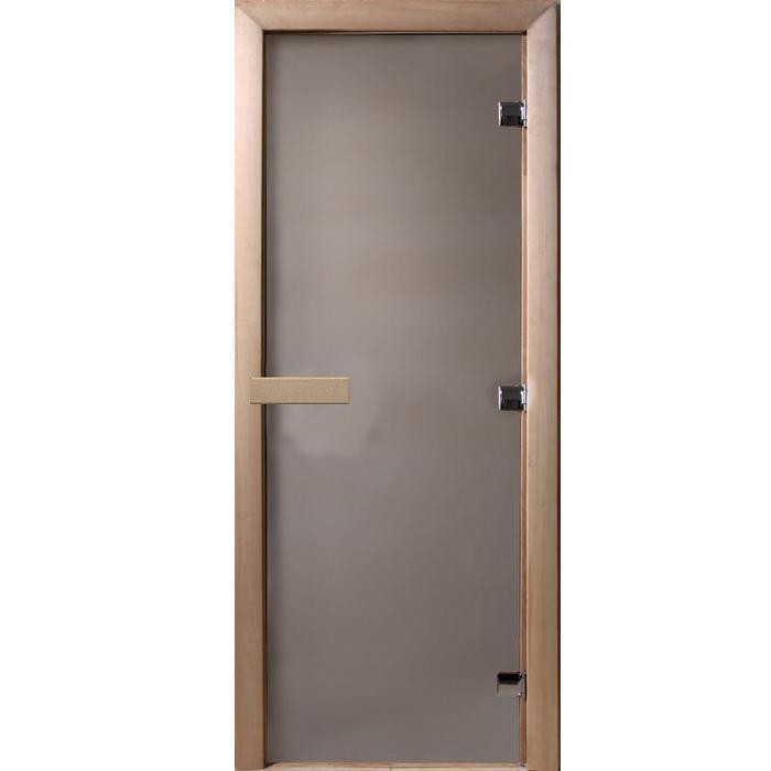 Дверь для сауны стеклянная Doorwood DW00028 сатин 800х2100 мм