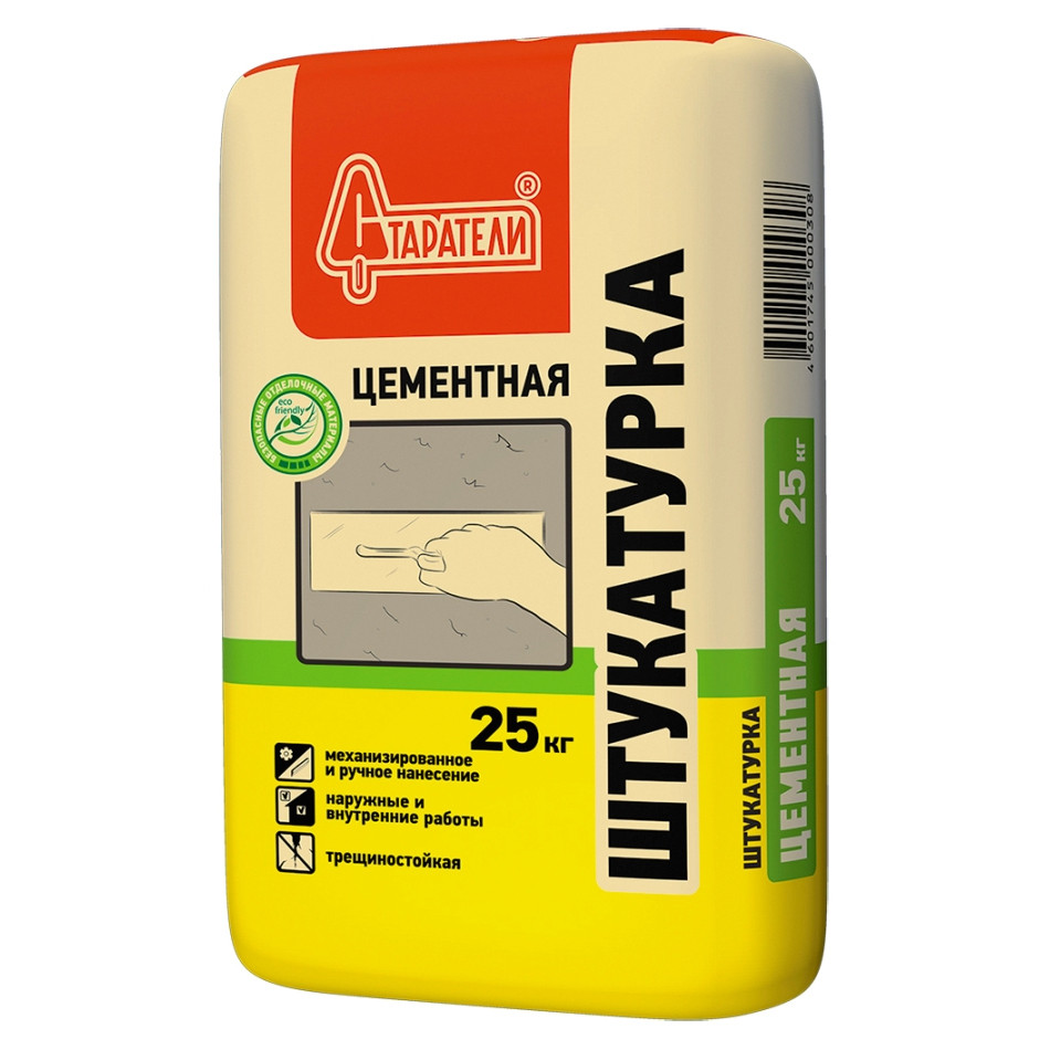 Штукатурка цементная Старатели 25 кг