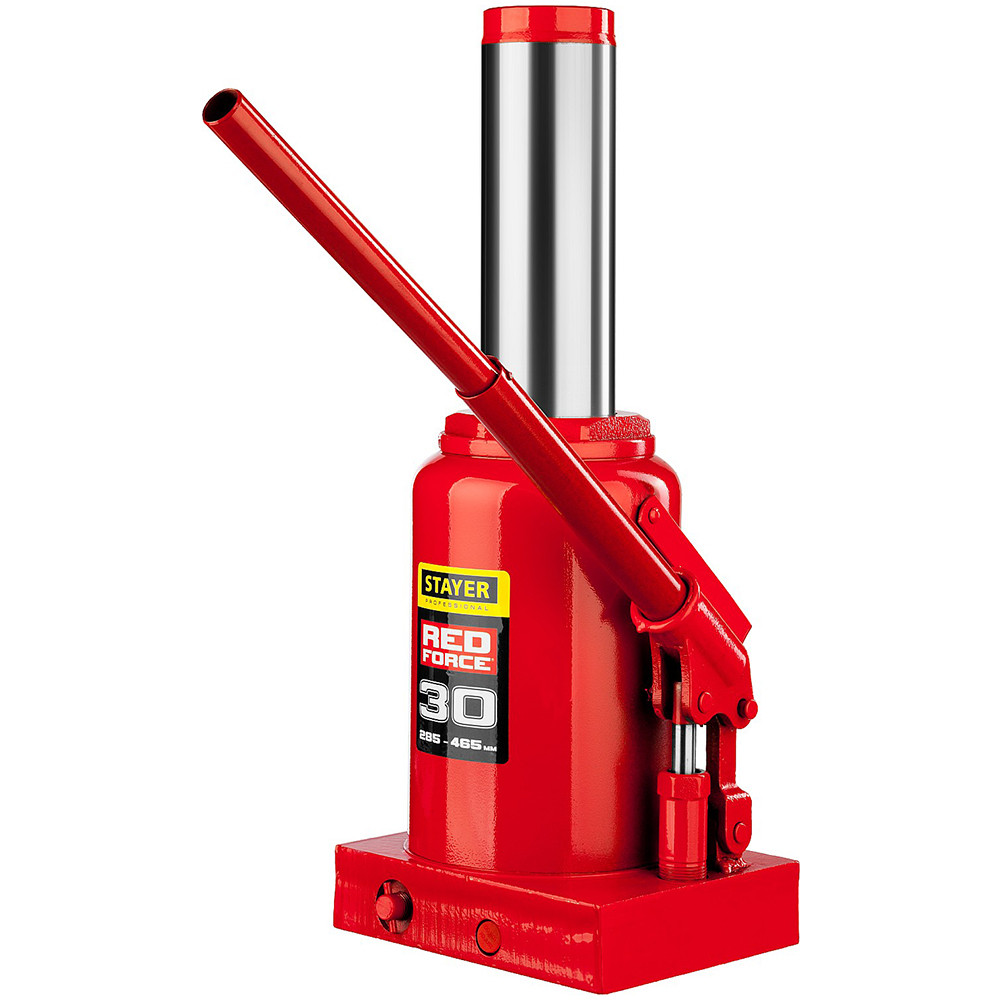 Домкрат гидравлический бутылочный Stayer Professional Red Force 43160-30_z01 30 т