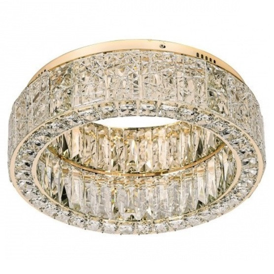 Люстра потолочная Odeon Light Version Hall ODL24 493 5071/60CL 3700K 60W золото/прозрачный