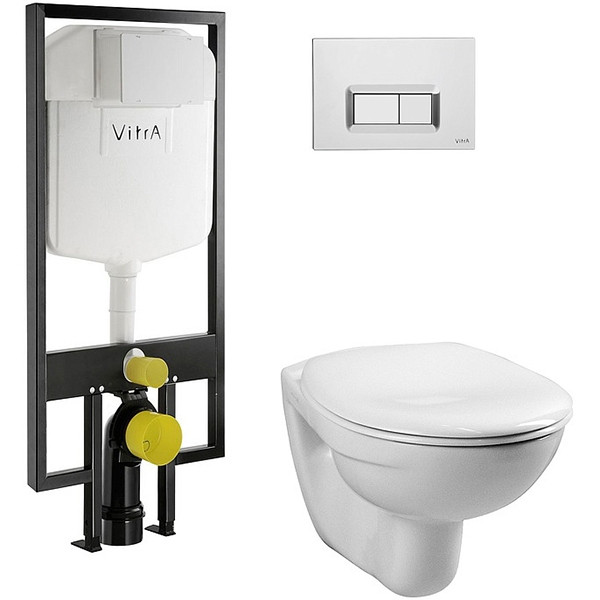 Унитаз подвесной Vitra Normus 9773B003-7200 с инсталляцией