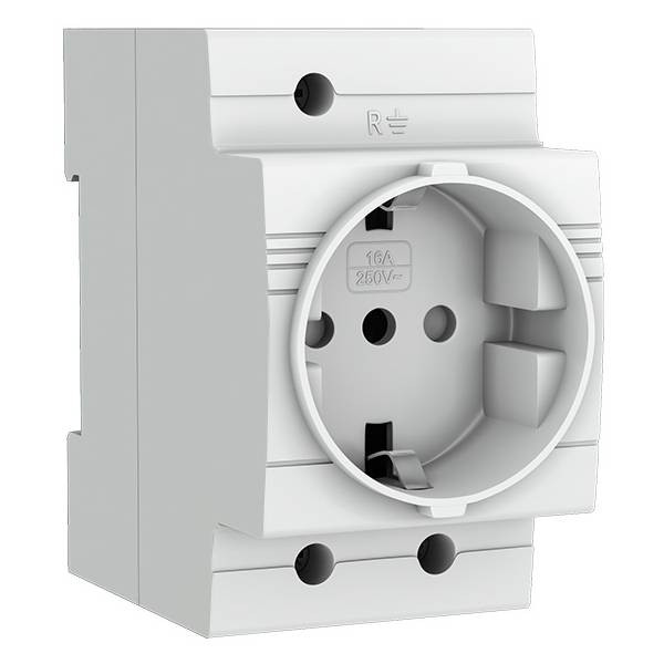 Розетка модульная EKF PROxima РДЕ-47 mdse-47-pro 16А 230В 2P+PE