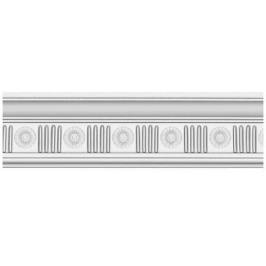 Плинтус потолочный полиуретановый Decomaster DT-88151 2400х68х37 мм