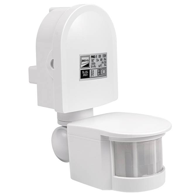 Датчик движения инфракрасный Jazzway PMS-IR 008 5012899 1200Вт 180 градусов