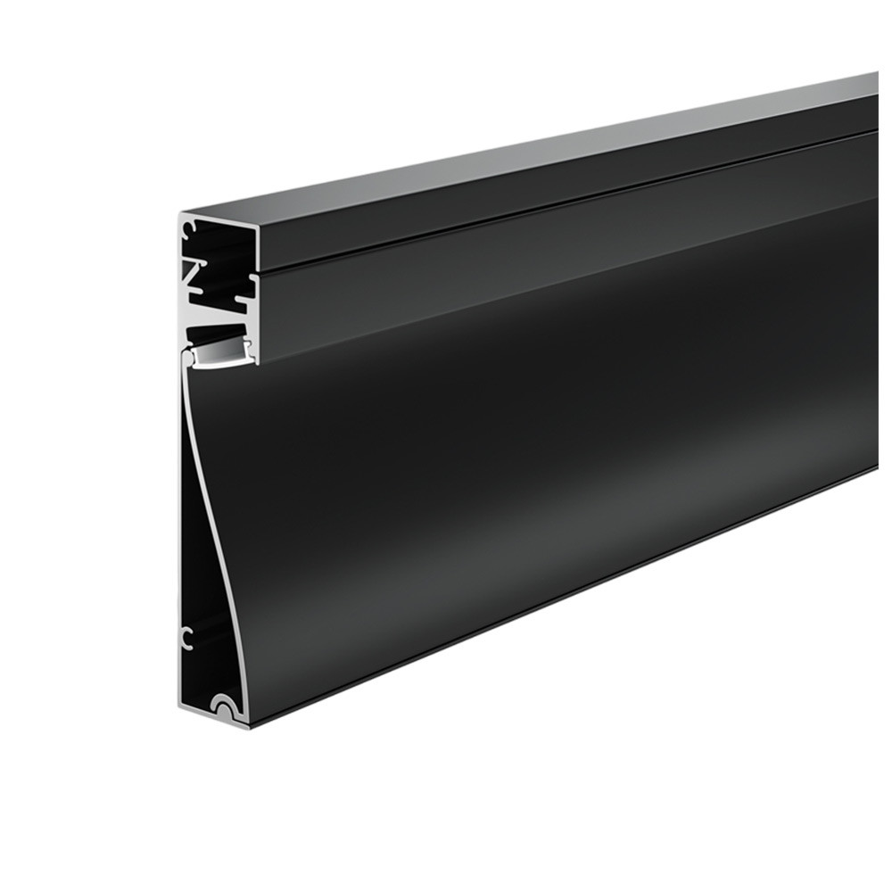 Профиль-плинтус Led Strip ALM-8018-B-2M с подсветкой
