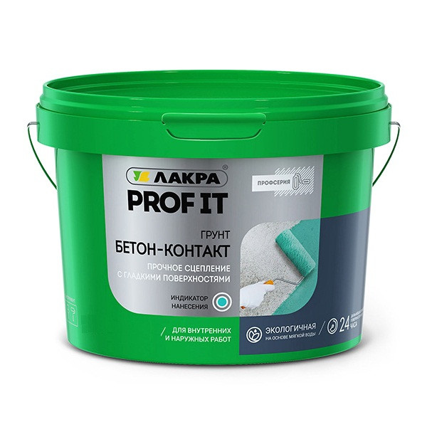 Грунт бетон-контакт Лакра Prof It 12 кг