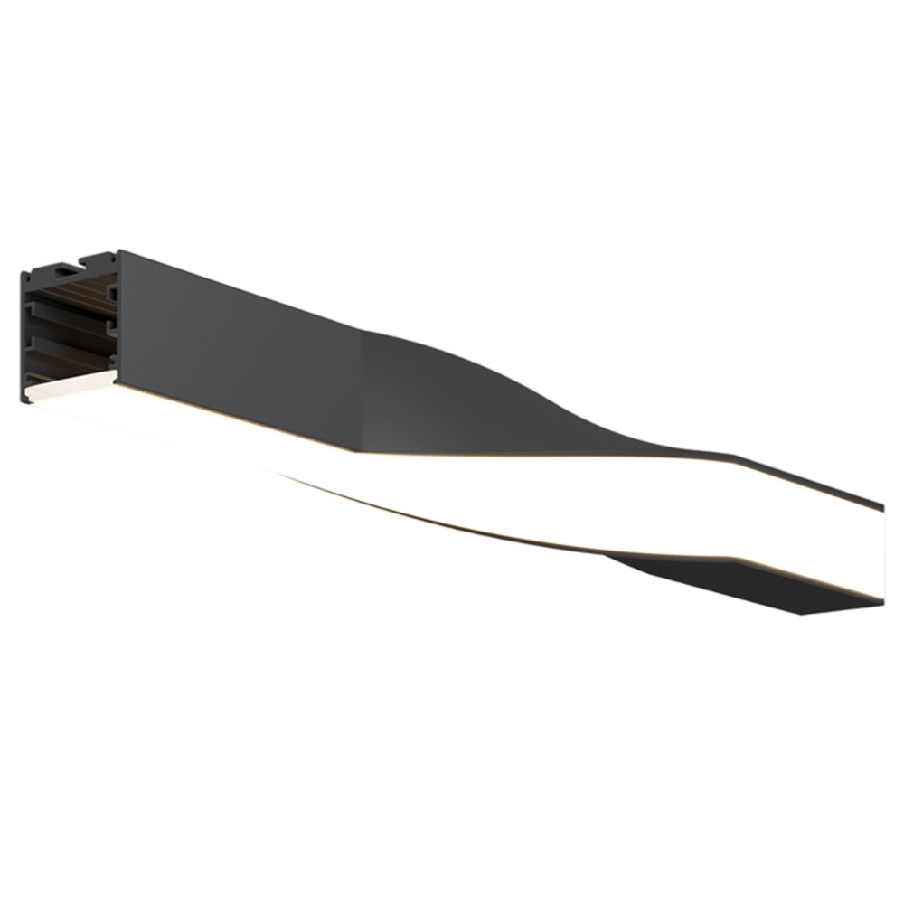 Профиль радиусный Led Strip Twist ALM-3535R-B-TL-90°-0.4M для светодиодных лент левый