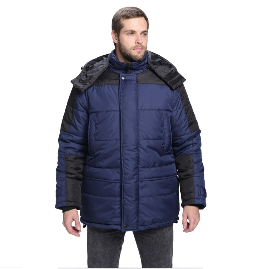 Куртка зимняя Факел Европа 87472332.009 темно-синий/черный 60-62/170-176