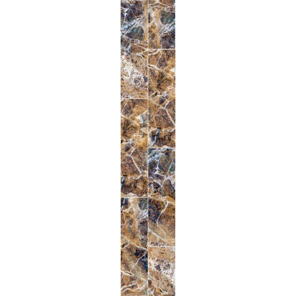 Панель стеновая ПВХ Панельпласт Ultra Marble Bronze motion 2700х250х8 мм