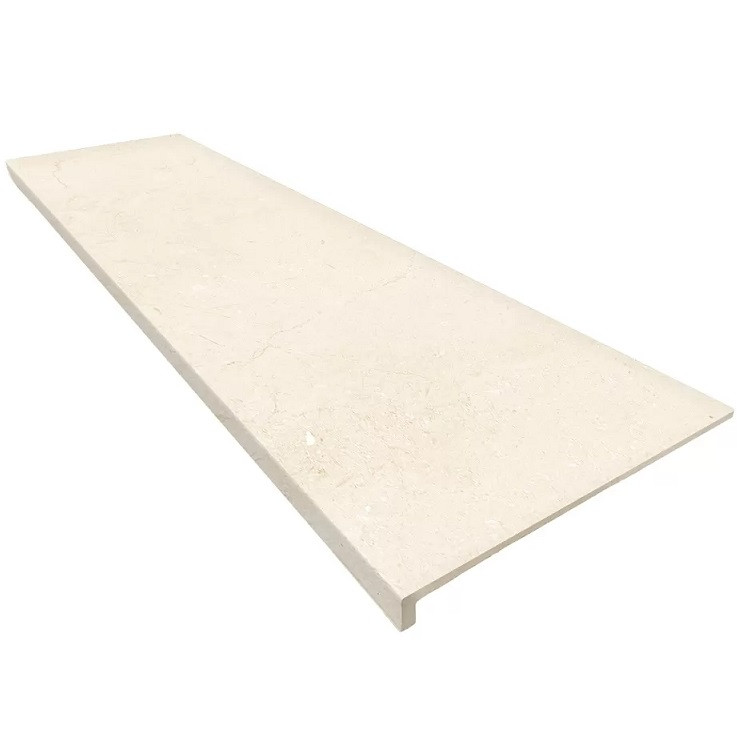 Ступень клинкерная Exagres Peldano Marbles Crema Marfil В51726 глазурованная 1200х330 мм
