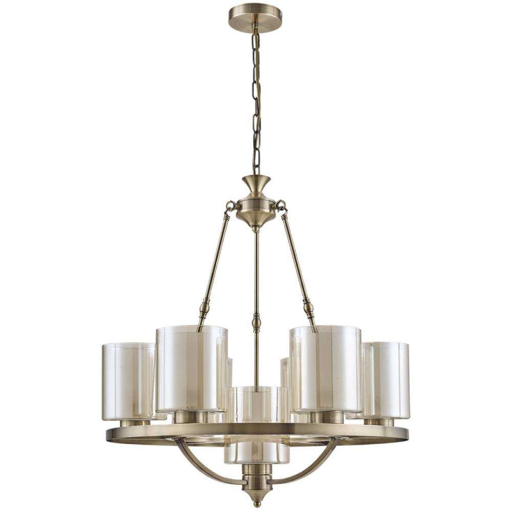 Люстра Lumion Riverly County LN23 219 6524/7 античная латунь E27 7x60W 220V