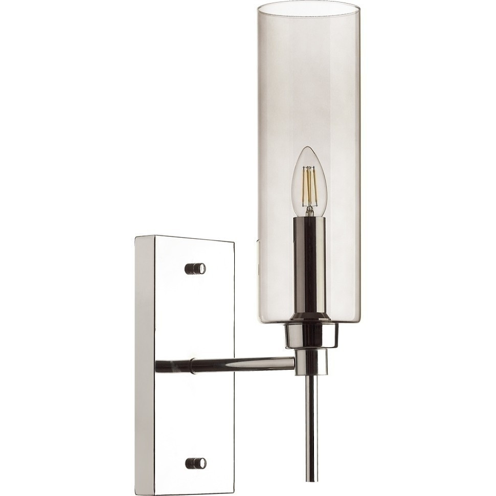Бра Odeon Light Diatra Modern ODL20 439 4688/1W E14 1x40W хром/дымчатый