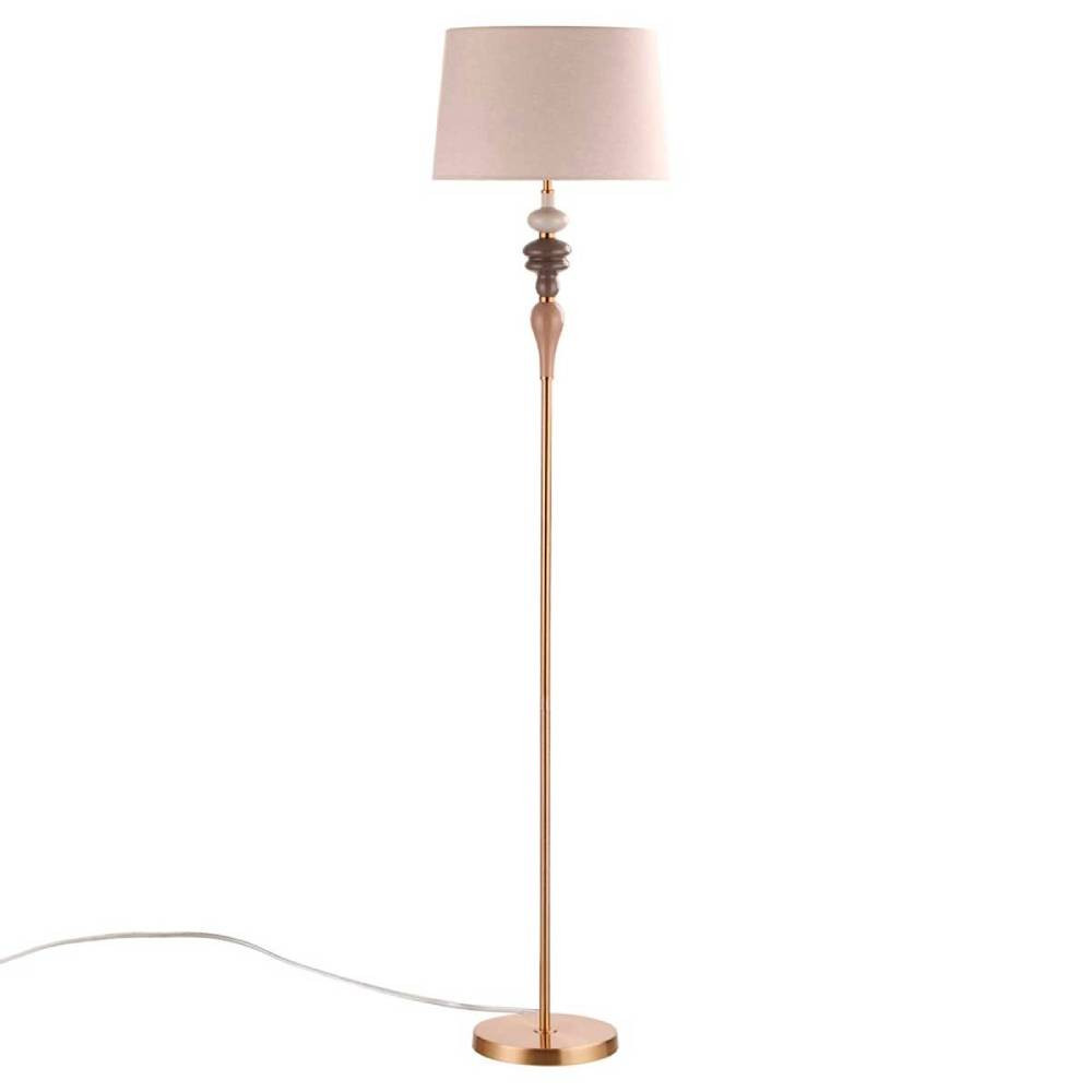 Торшер Odeon Light Homi Classic 5040/1F E27 60W античная бронза/бежевый
