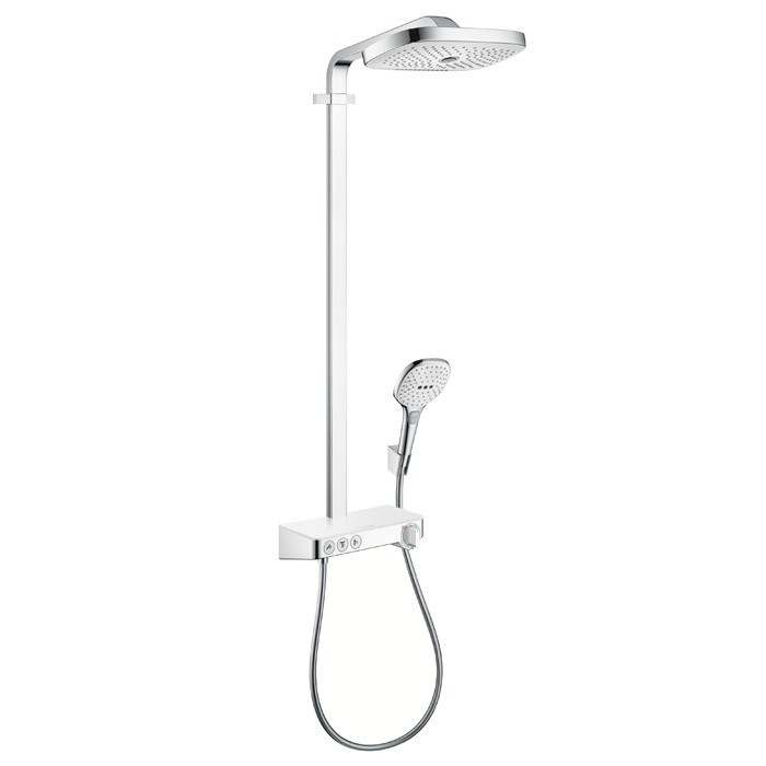 Душевая система с термостатом Hansgrohe Raindance Select E 300 Showerpipe 27127400