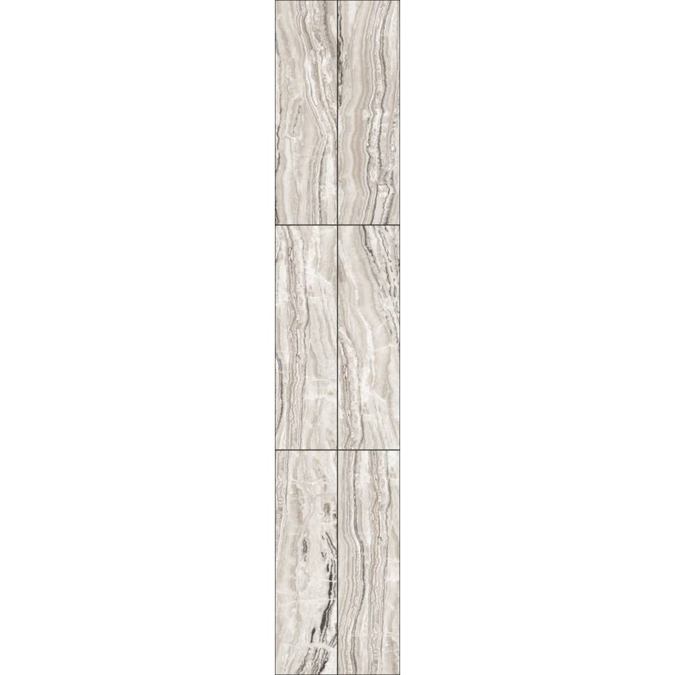 Панель стеновая ПВХ Панельпласт Ultra Marble Caramel straight 2700х250х8 мм