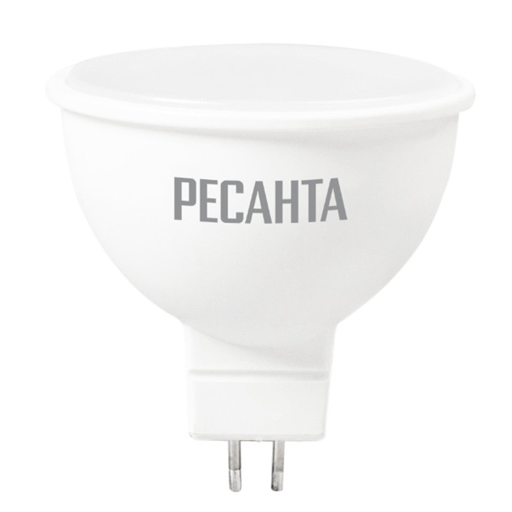 Лампа светодиодная Ресанта LL-R-MR16-7W-230-4K-GU5.3 76/1/24 рефлектор 7 Вт GU5.3