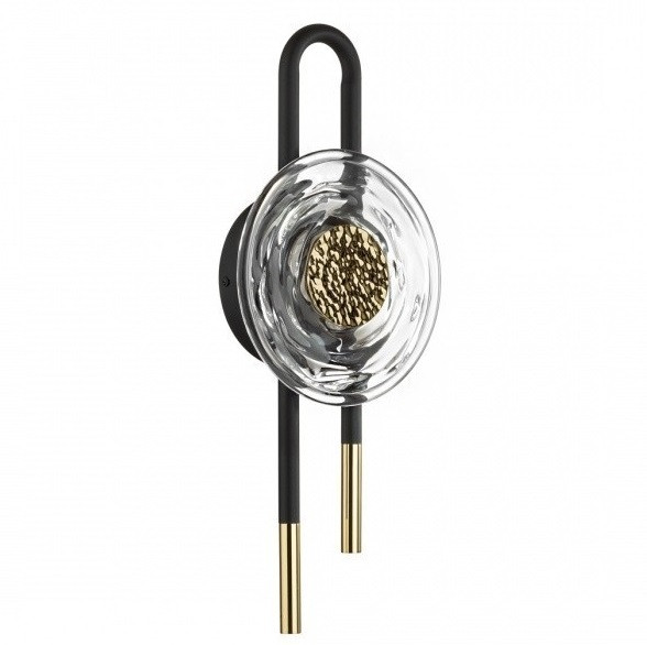 Бра Odeon Light Magnet Modern ODL_EX24 27 5407/6WL 3000К 6W черный/золотой