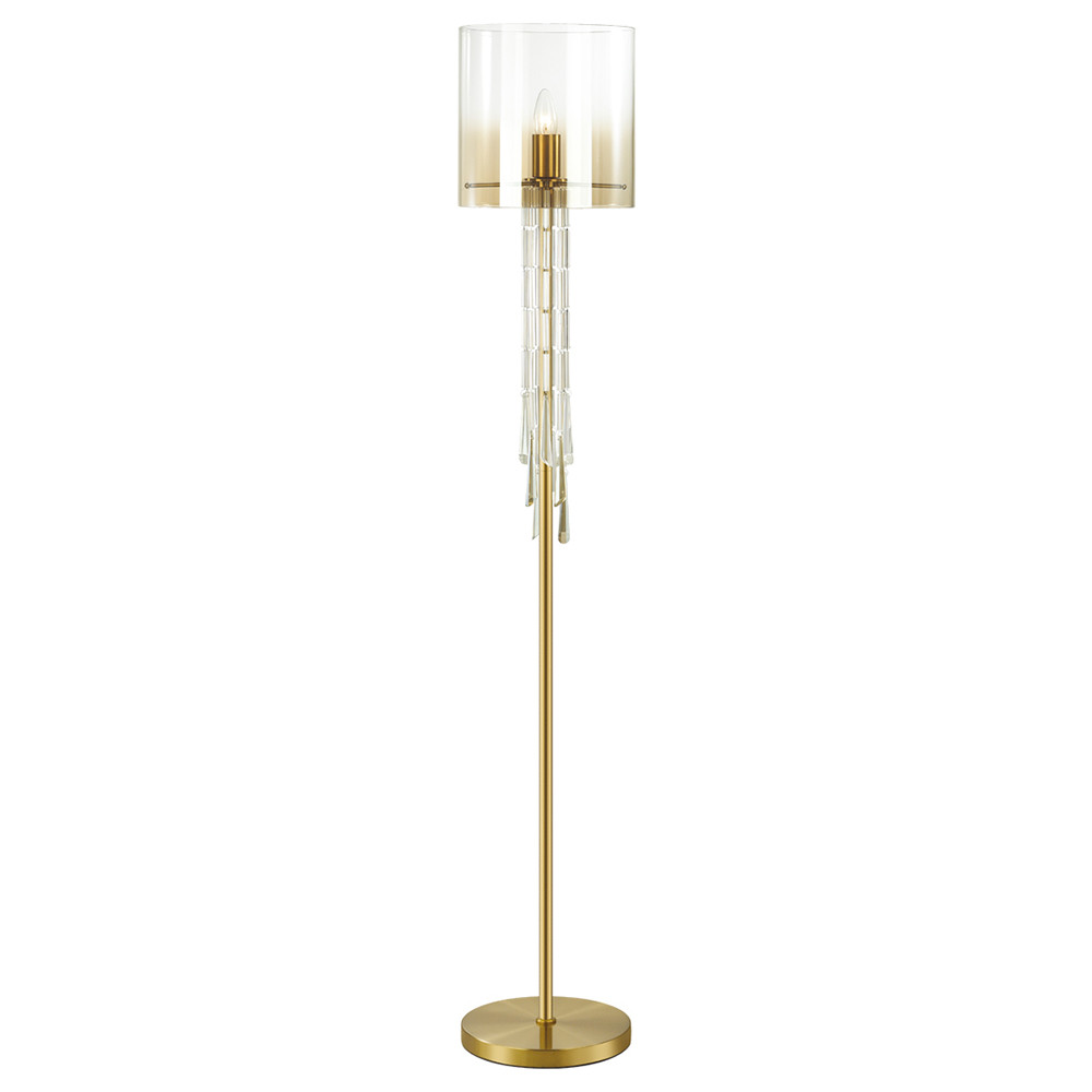 Торшер Odeon Light Hall Nicole ODL_EX23 41 4886/1F 40W бронзовый янтарный