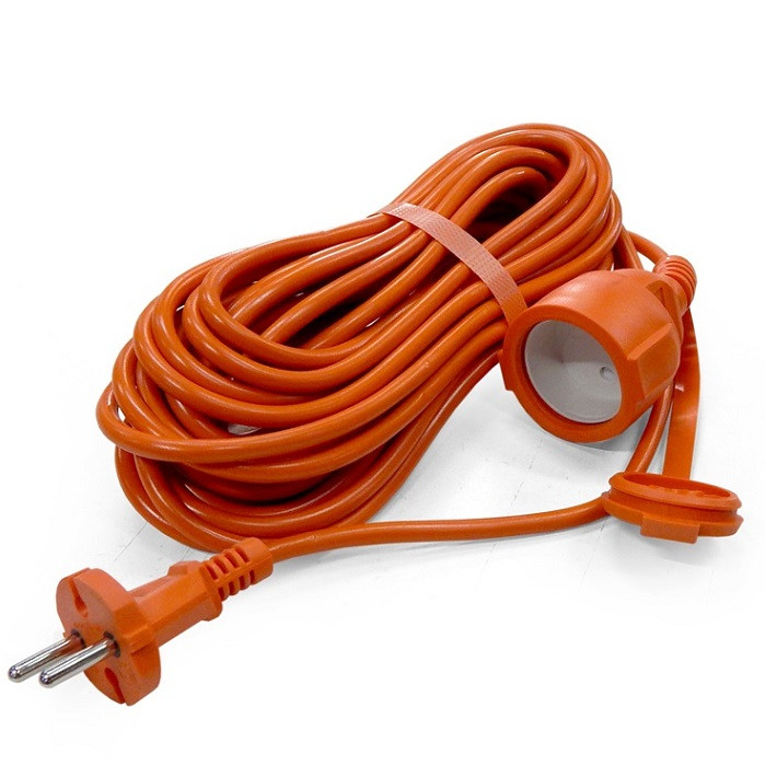 Удлинитель силовой UNIVersal УШ-6 9632003 50 м 1 розетка с защитной крышкой без заземления ПВС 2х0,75 1300 Вт IP54