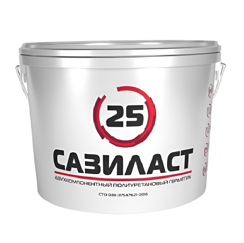 Герметик полиуретановый Сази Сазиласт 25 10,5 кг