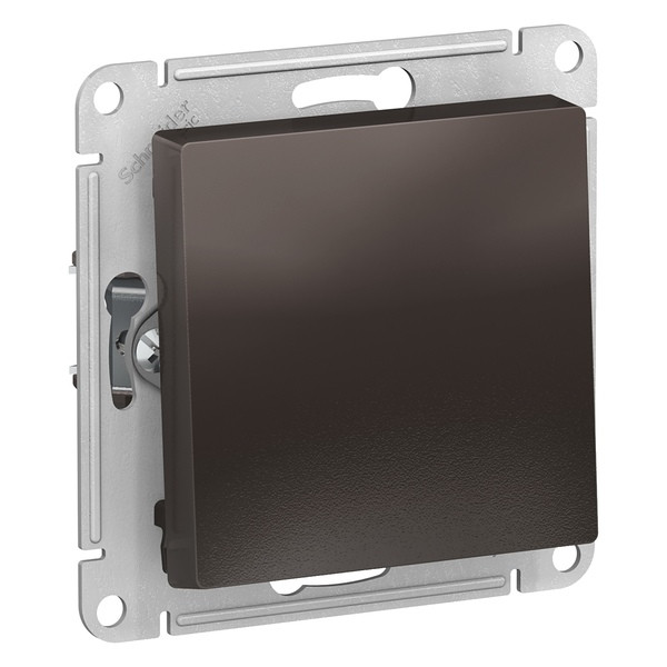 Механизм кнопочного выключателя с самовозвратом Schneider Electric AtlasDesign ATN000615 мокко