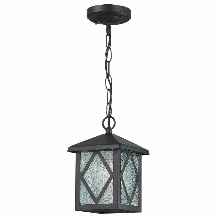Светильник подвесной уличный ST Luce Lorne SL084.403.01 E27 1х60W черный/прозрачный