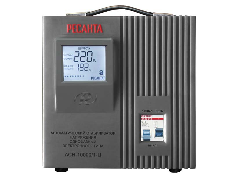 Стабилизатор напряжения РЕСАНТА АСН-10000Н/1-Ц 63/6/8