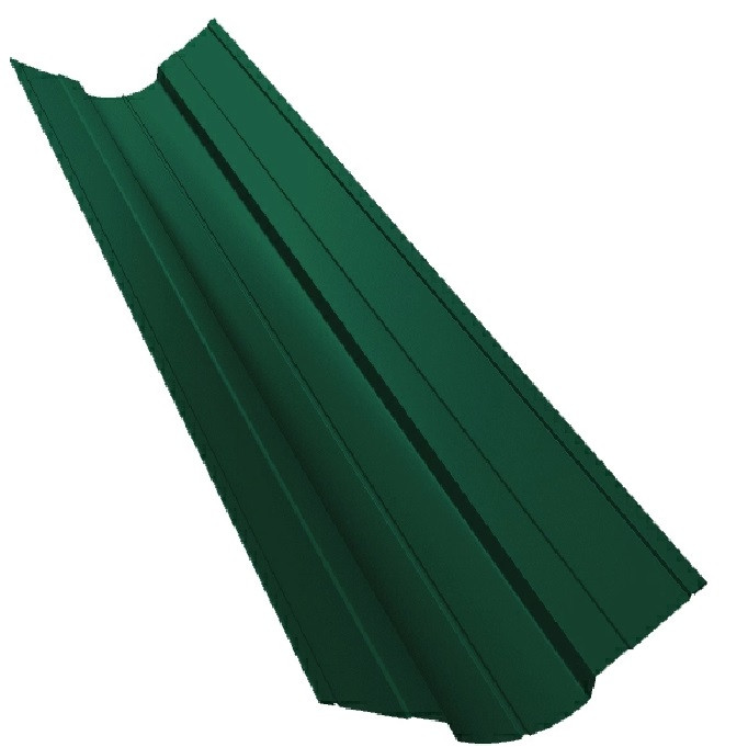 Ендова верхняя фигурная Grand Line Satin Ral 6005 100х100 мм резка