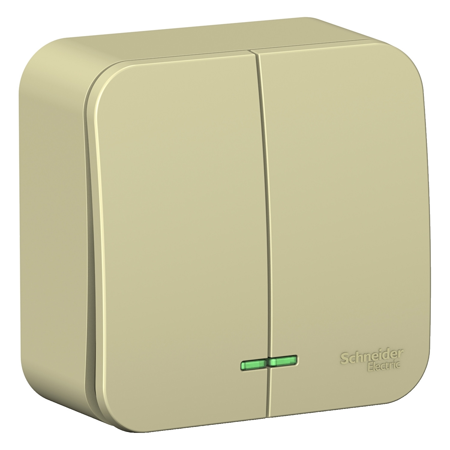Выключатель Schneider Electric Blanca BLNVA105117 двухклавишный 10 А IP 20