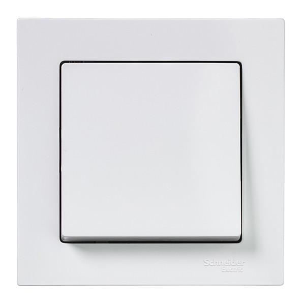 Выключатель Schneider Electric AtlasDesign ATN000112 одноклавишный белый