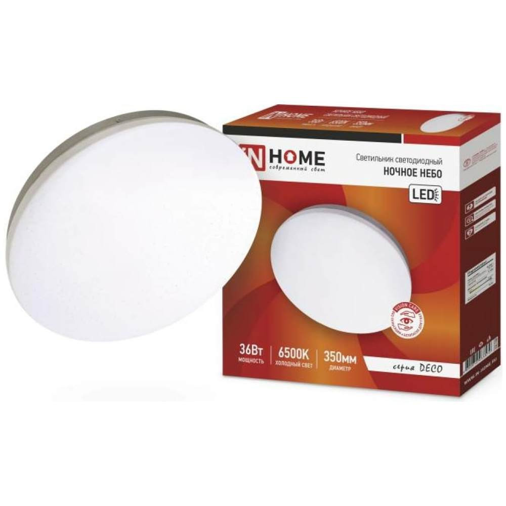 Светильник светодиодный In Home Deco Ночное Небо 4690612033570 36Вт 230В 6500К