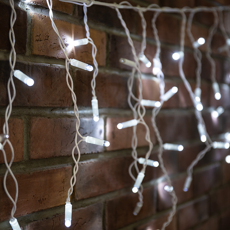 Гирлянда светодиодная Neon-Night 255-036 Айсикл 88LED белый свет 2,4х0,6 м IP65