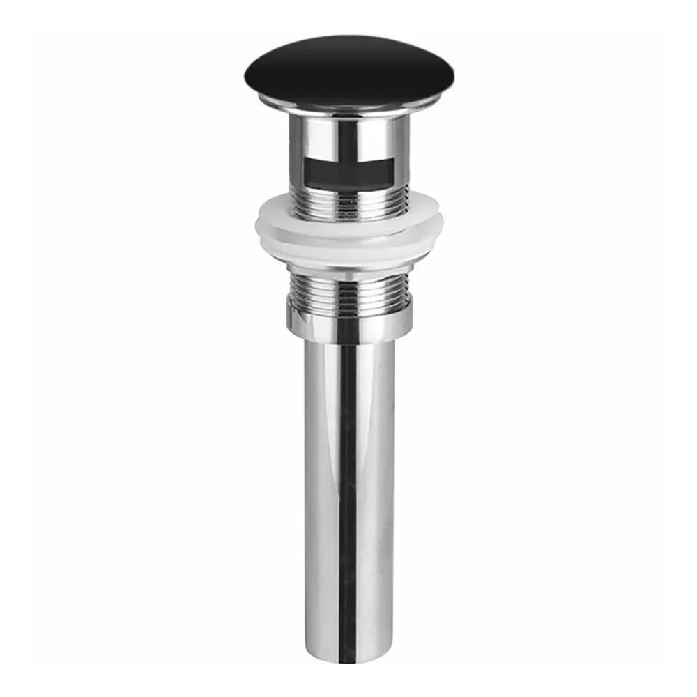 Клапан донный Ceramicanova CN2000MBx с переливом чёрный матовый