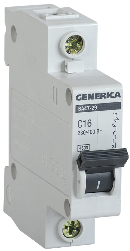 Автоматический Выключатель Дифференциального Тока IEK Generic MVA25-1-020-C 20 A