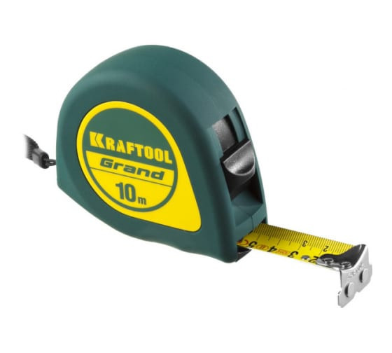 Рулетка измерительная Kraftool Grand 34022-10-25 10м 25мм