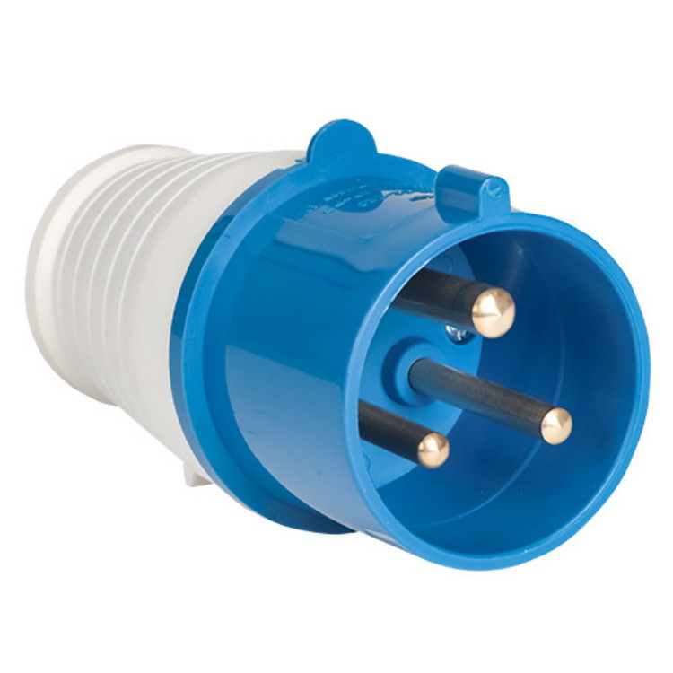 Вилка переносная EKF ps-013-16-220 PROxima 013 2Р+РЕ 16А 220В IP44