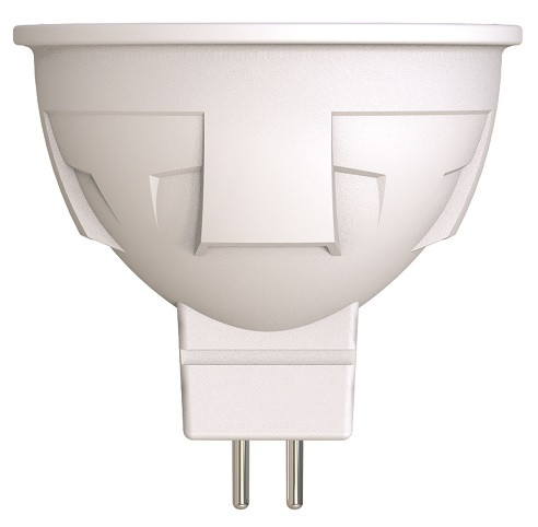 Лампа светодиодная Uniel Яркая LED-JCDR 6W/NW/GU5.3/FR/DIM PLP01WH диммируемая матовая 4000K