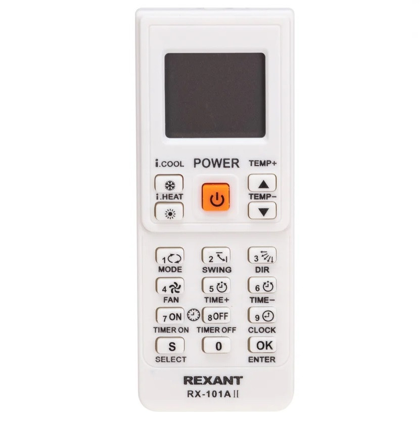 Пульт универсальный Rexant 38-0103 для кондиционеров RX-101AII
