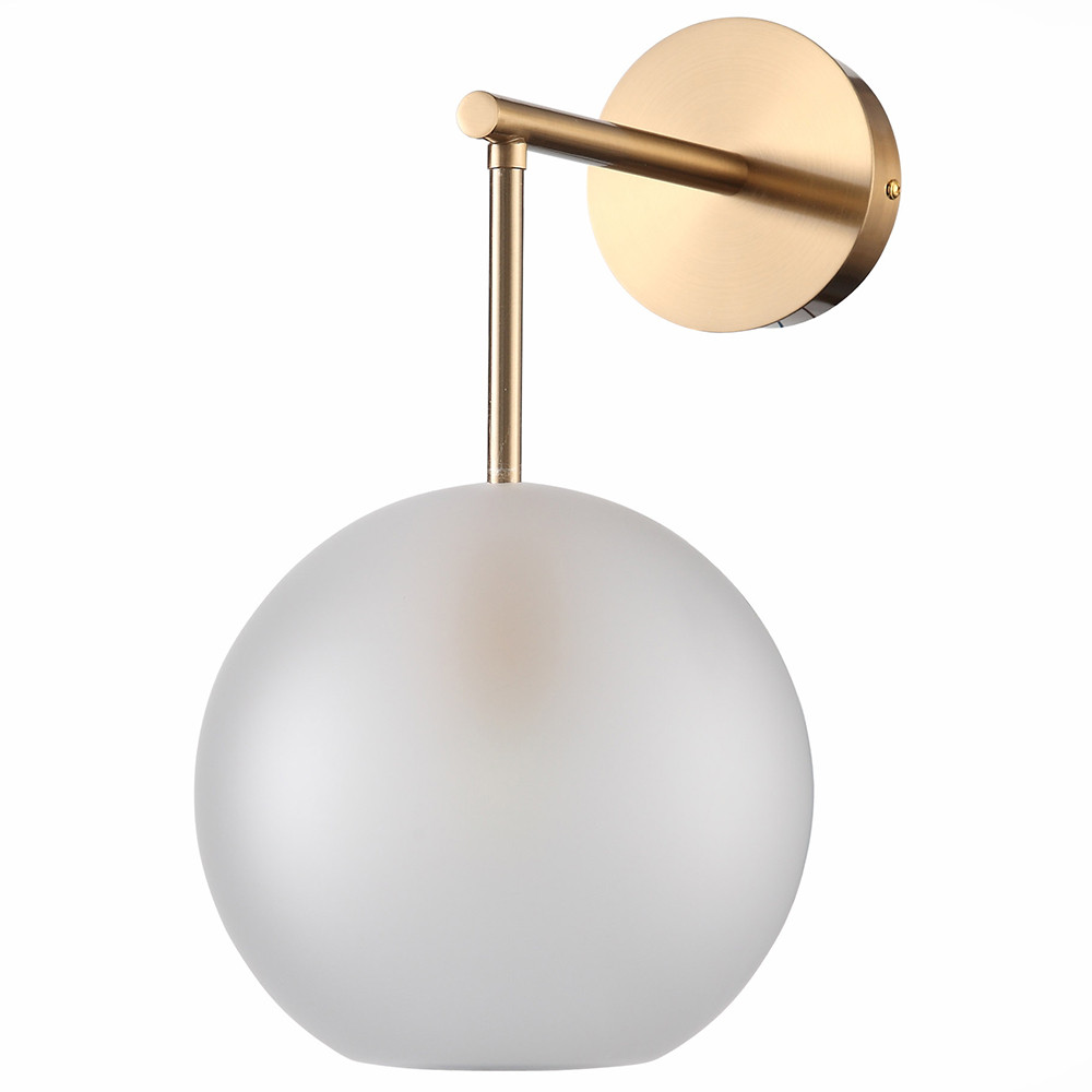 Бра ST Luce Bopone SL1133.501.01 латунь белый E27 1х40W