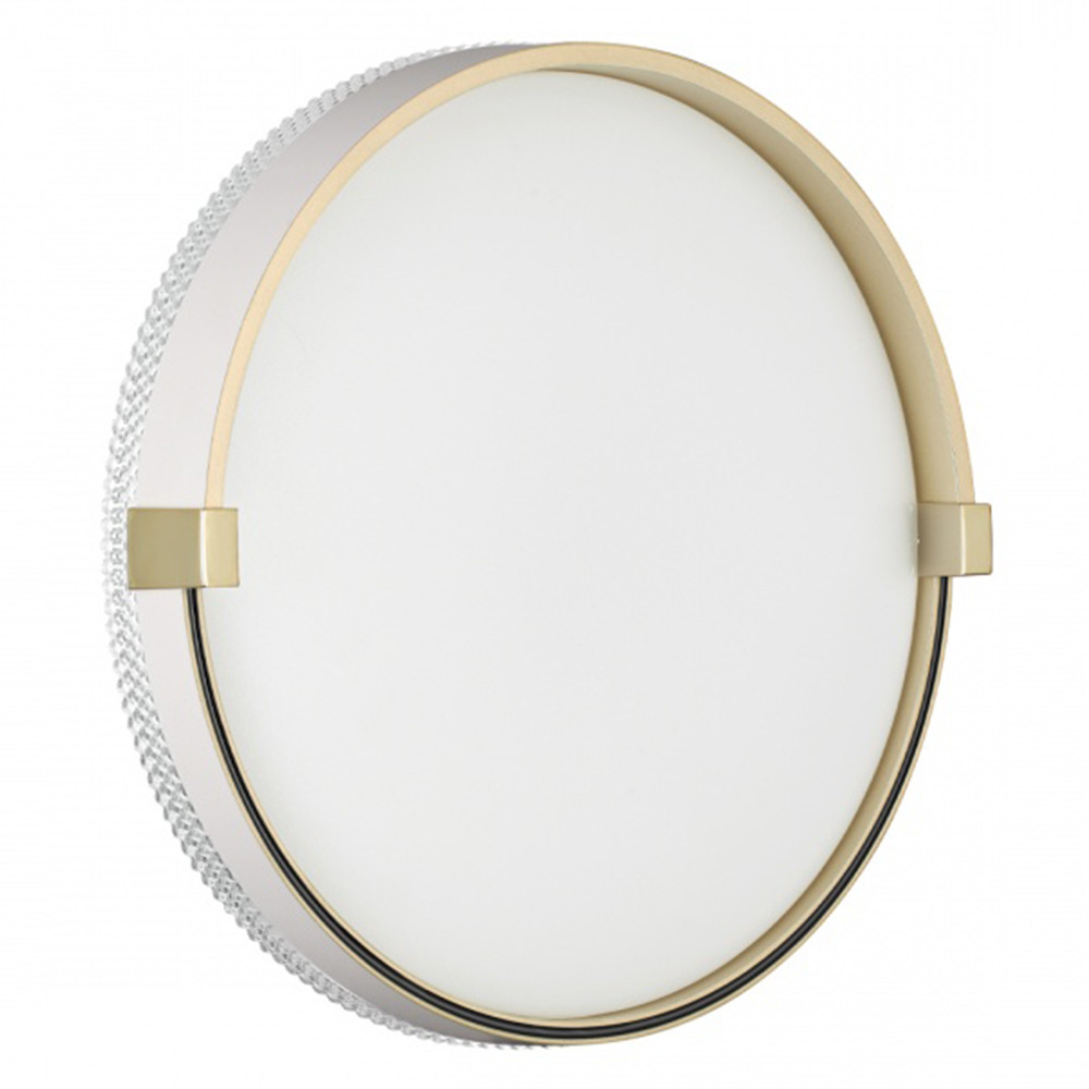 Светильник Sonex Olidi White Pale SN 138 7646/CL Led 30 Вт 4000К белый/золотой