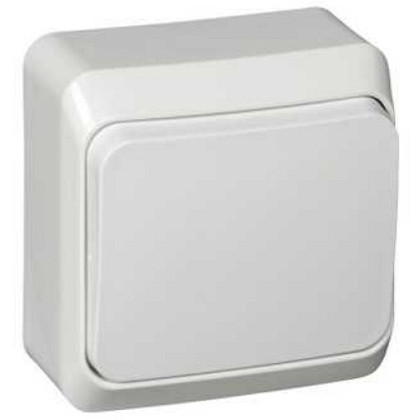 Переключатель Schneider Electric Этюд BA10-004B одноклавишный белый