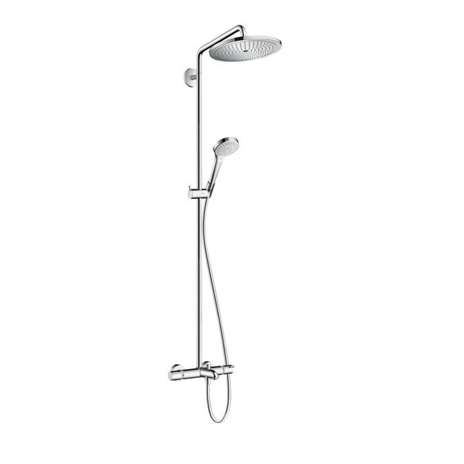 Стойка душевая Hansgrohe Croma Select S Showerpipe 1jet 26792000 с термостатом
