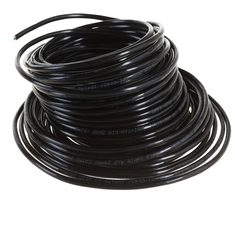 Кабель витая пара Rexant Outdoor 01-0045-25 U/UTP CAT 5e PE 4PR черный 25 м