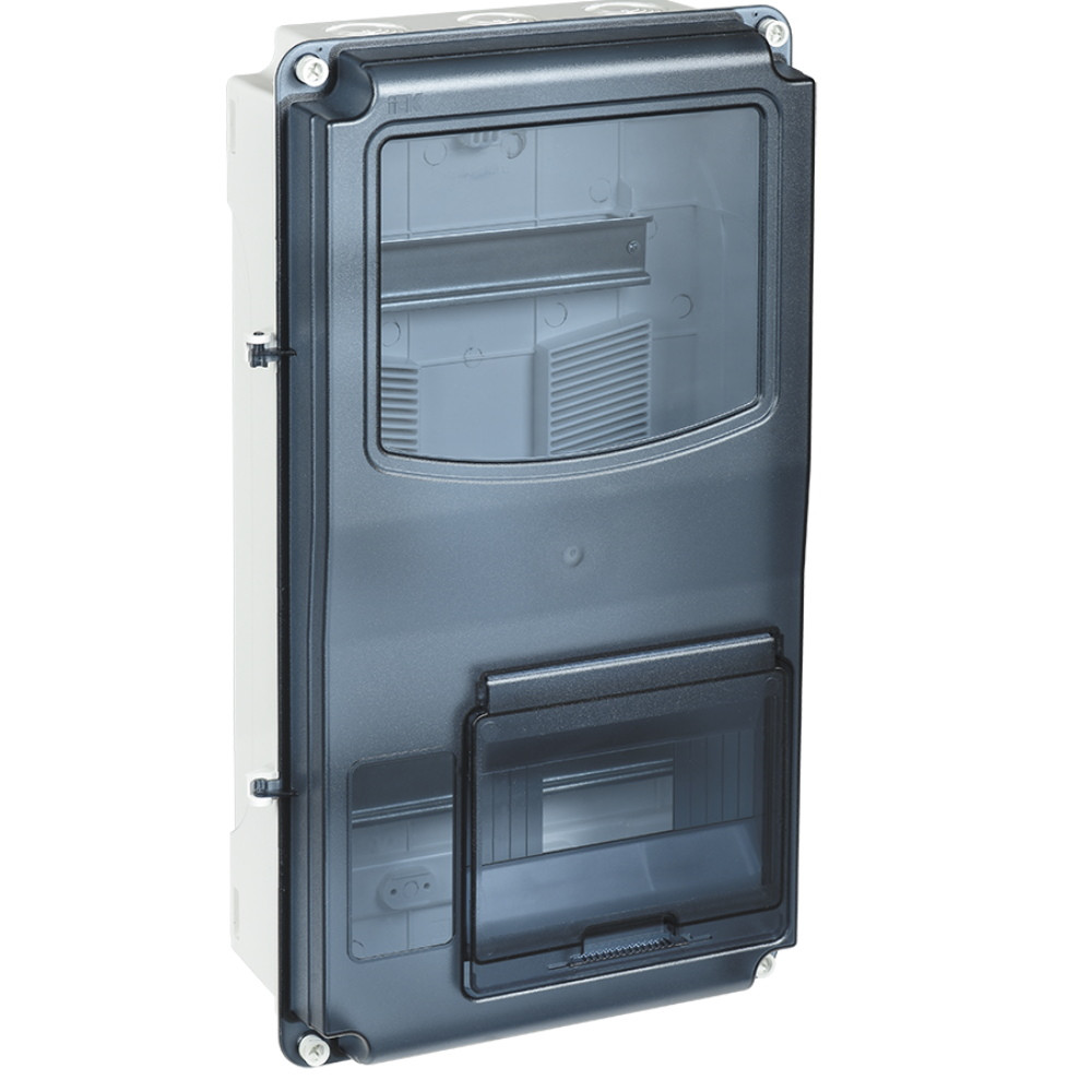 Корпус пластиковый IEK MSP3-N-12-66-L Krepta 3 ЩУРн-П 3/12 IP66 PC Light 500х290х122 мм