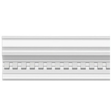 Плинтус потолочный полиуретановый Decomaster 95002 2400х88х83 мм