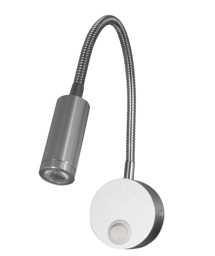 Светильник настенный Uniel ULT-F21 silver