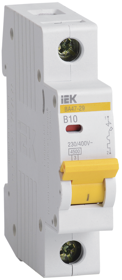 Автоматический Выключатель Дифференциального Тока IEK MVA20-1-010-B 10 А
