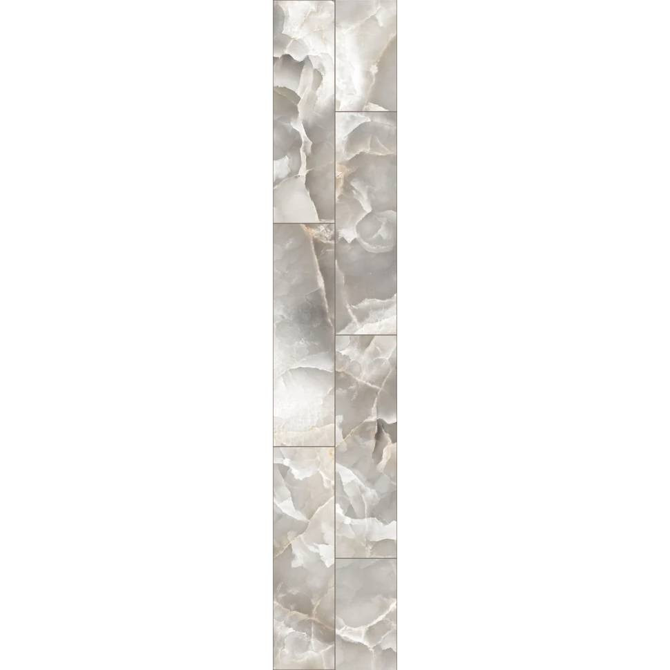 Панель стеновая ПВХ Панельпласт Ultra Marble Opal grey motion 2700х250х8 мм