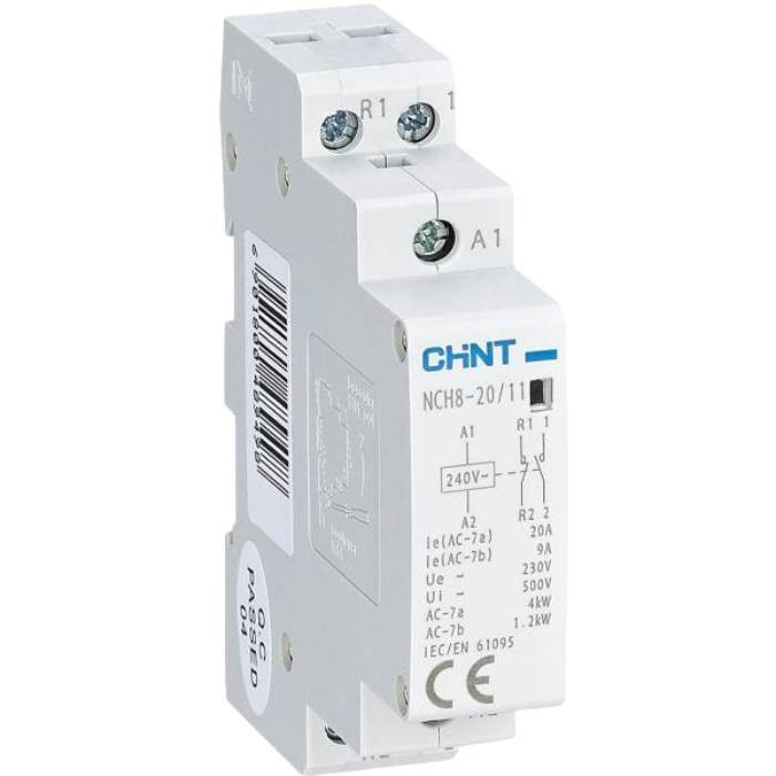 Контактор модульный Chint NCH8-20/11 256052 AC 220-230В 50 Гц R